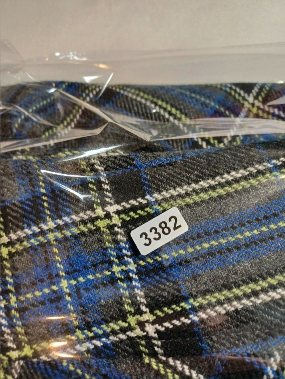 Cato Plaid A-Line Skater Skirt Size 14 Blue Gray Green Lined Preppy - Picture 5 of 7